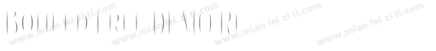 Boheld Free DEMO Re字体转换